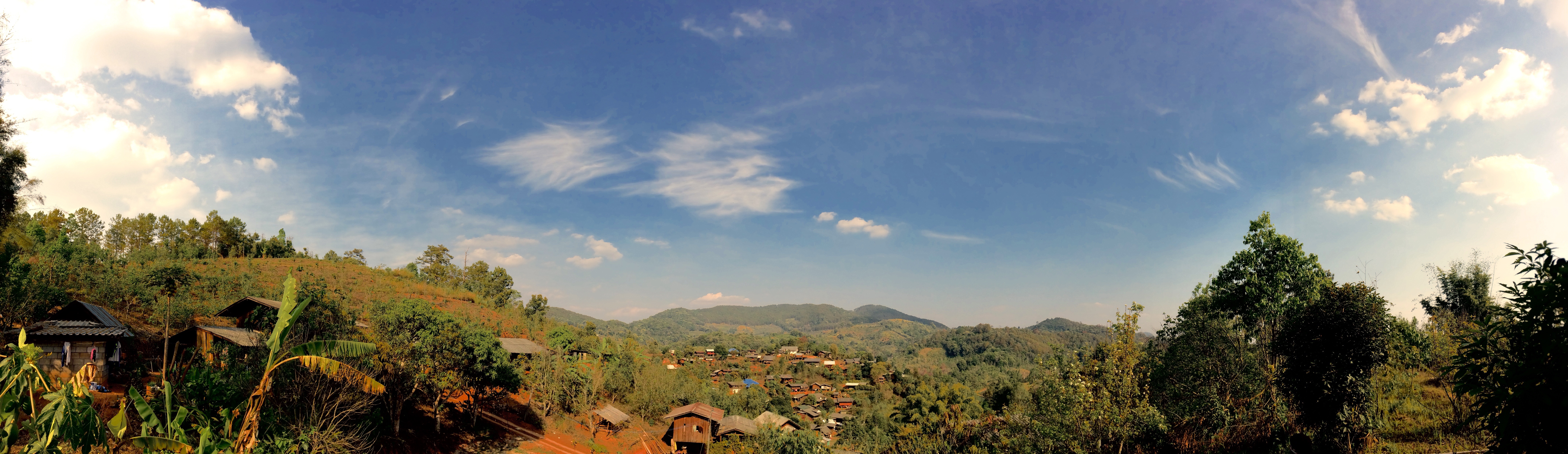 Karen Village just south of Chiang Mai: Population 200